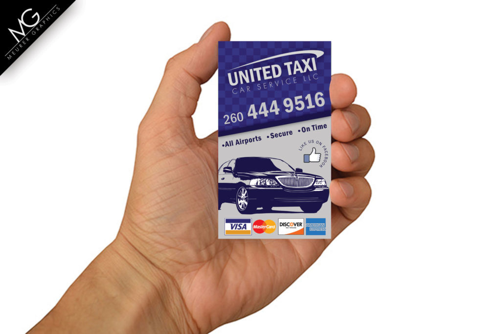 United Taxi Business Card Demo