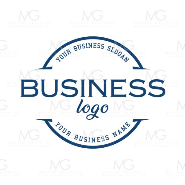 Circular Harmony Modern Radius Business Custom Logo