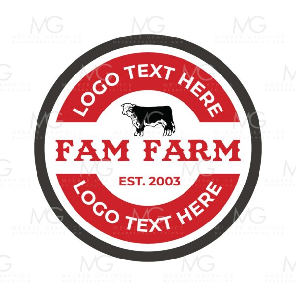 Pure Pastures Dairy Wholesome Family FarmFresh Milk Custom Logo