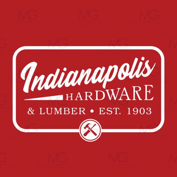 Hammer & Nail Tools Supplies Hardware Store Custom Logo