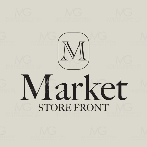 Marquis Market Mercantile Goods Store Custom Logo