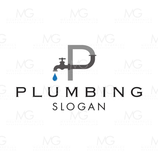 ClearPipe Solutions FlowRight Plumbing "P" Custom Logo